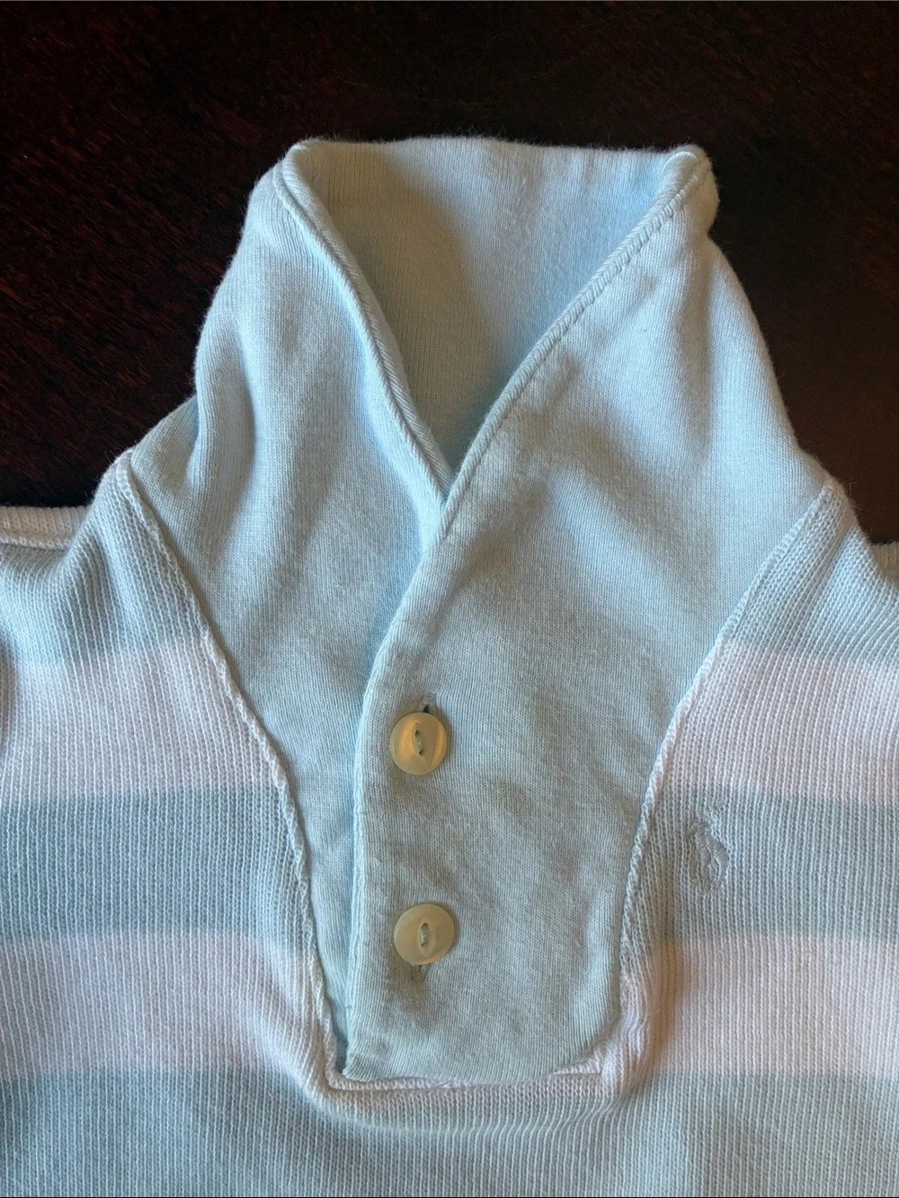 Polo Ralph Lauren Baby Boy Light Blue Striped Hoodie Joggers Set 6M 🧸